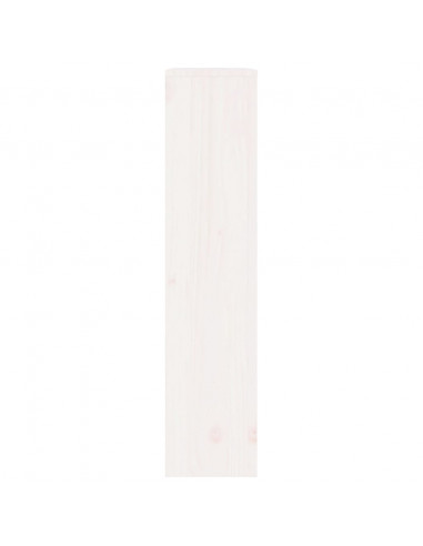 Copertura Termosifone Bianca 79,5x19x84 cm Legno Massello Pino