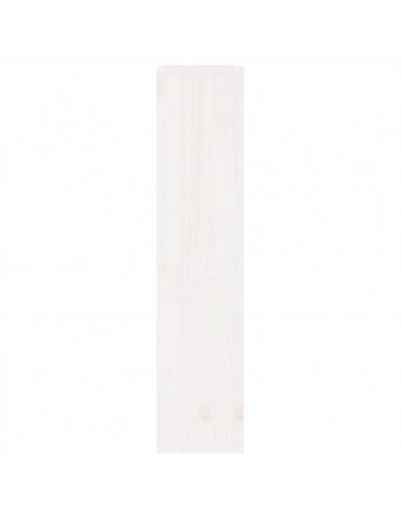 Copertura Termosifone Bianca 79,5x19x84 cm Legno Massello Pino