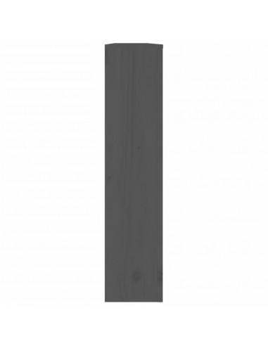 Copertura Termosifone Grigia 169x19x84 cm Legno Massello Pino