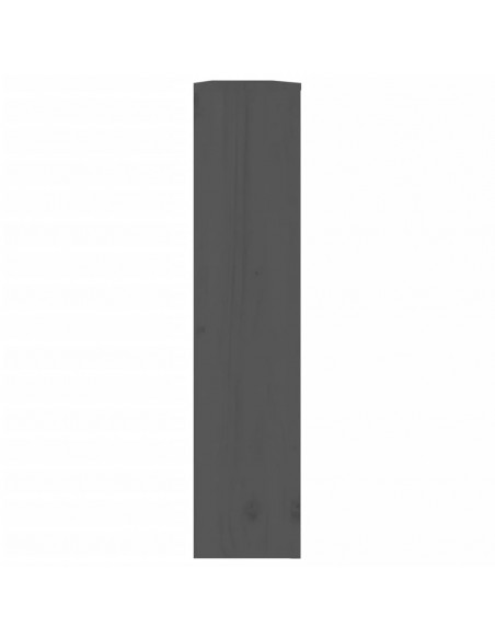 Copertura Termosifone Grigia 169x19x84 cm Legno Massello Pino