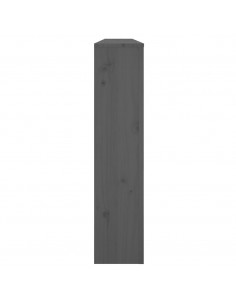 Copertura Termosifone Grigia 169x19x84 cm Legno Massello Pino