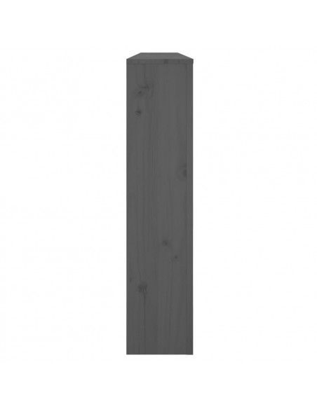 Copertura Termosifone Grigia 169x19x84 cm Legno Massello Pino