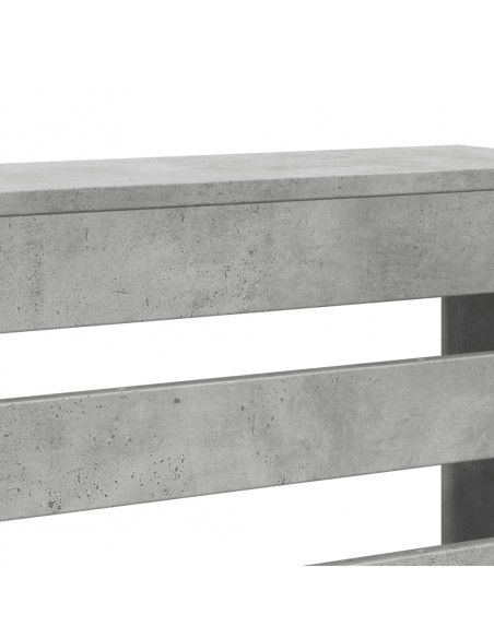 Copertura Termosifone Grigio Cemento 104x20x82cm in Multistrato