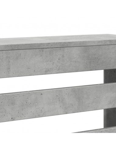 Copertura Termosifone Grigio Cemento 175x20x82cm in Multistrato