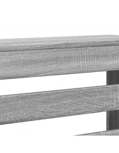 Copertura Termosifone Grigio Sonoma 149x20x82 Legno Multistrato
