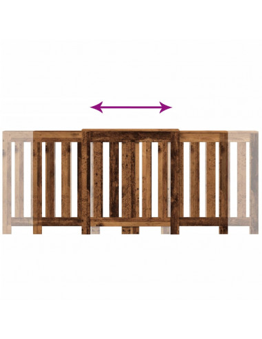 Copertura Termosifone Legno Antico 205x21,5x83,5 cm Multistrato