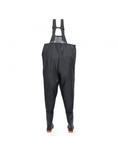 Wader da Pesca con Stivali Nero Taglia 46