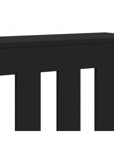 Copertura Termosifone Nera 149x20x82 cm Legno Multistrato