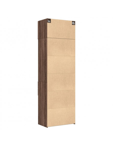 Armadietto Rovere Marrone 70x42,5x225 cm in Truciolato