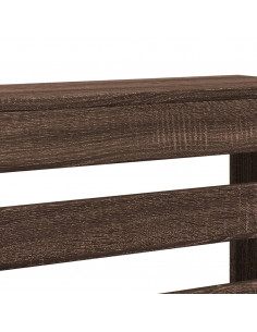 Copertura Termosifone Rovere Marrone 149x20x82cm in Multistrato