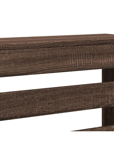 Copertura Termosifone Rovere Marrone 78x20x82 Legno Multistrato
