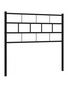 Testiera in Metallo Nero 107 cm 2