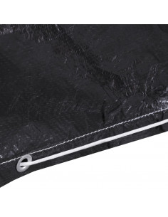 Coperture Arredi Giardino 2 pz 12 Occhielli 250x250x70 cm