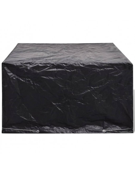 Coperture Arredi Giardino 2pz Polyrattan 8 Occhielli 172x113cm