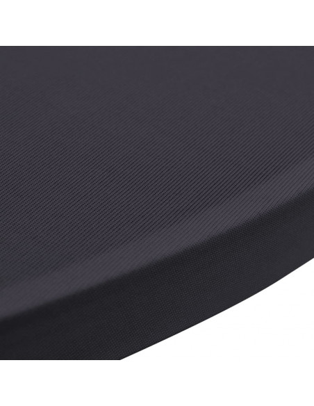 Coperture Elastiche per Tavoli 4 pz 60 cm Antracite