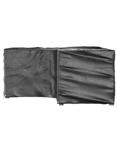 Coperture Mobili da Giardino a L 2pz 12 Occhielli 185x185x90cm