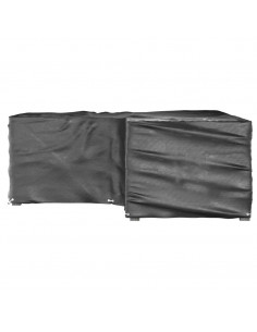 Coperture Mobili da Giardino a L 2pz 16 Occhielli 215x215x70cm