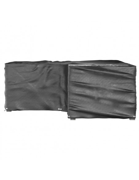 Coperture Mobili da Giardino a L 2pz 16 Occhielli 215x215x70cm