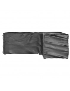 Coperture Mobili da Giardino a L 2pz 16 Occhielli 285x285x90cm