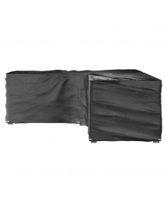 Coperture Mobili da Giardino a L 2pz 18 Occhielli 220x285x80cm