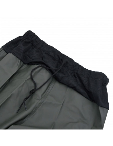 Wader da Pesca alla Vita con Stivali Verde Scuro Taglia 40