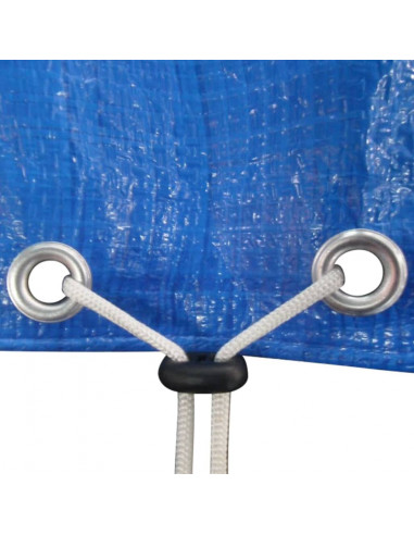 Coperture per Piscina 2 pz PE Rettangolari 90 g/mq 394x207 cm