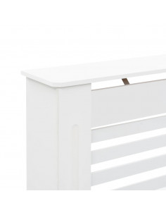 Coperture per Radiatori 2 pz Bianche 112x19x81,5 cm in MDF