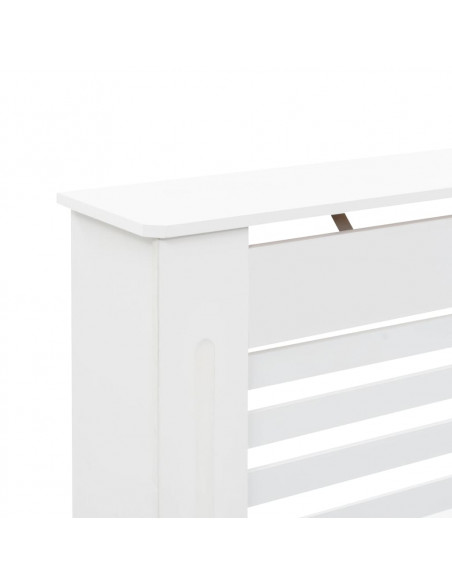 Coperture per Radiatori 2 pz Bianche 112x19x81,5 cm in MDF