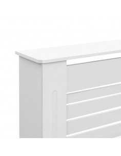 Coperture per Radiatori 2 pz Bianche 152x19x81,5 cm in MDF
