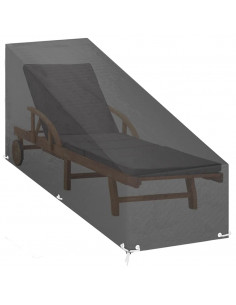 Coperture Sdraio 2pz 12 Occhielli 200x65x35/60 cm Polietilene