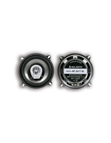 Coppia altoparlanti auto Majestic 040241 SERIE TITANIUM Ap 241T Silver