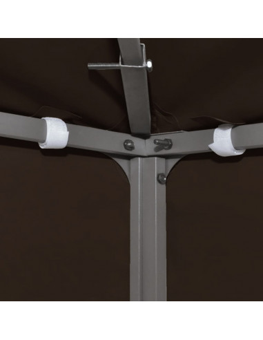 Copertura Superiore per Gazebo 310 g/m² 3x3 m Marrone