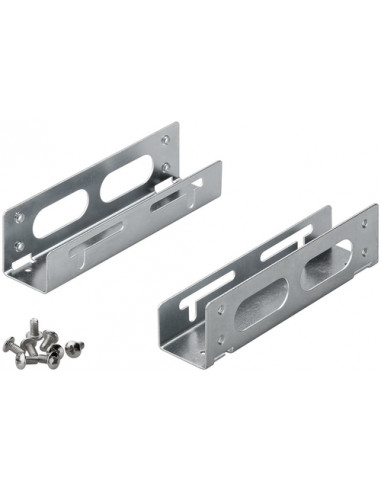 COPPIA FRAME UNIVERSALE IN METALLO CON VITI HD 3,5 PER MONTAGGIO SU ALLOGGIAMENTI 5.25