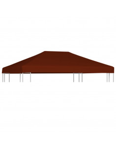 Copertura Superiore Gazebo 310g/m² 3x4m Terracotta 2