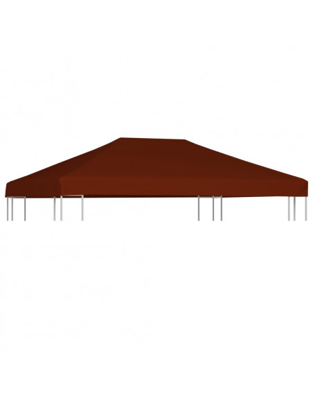 Copertura Superiore Gazebo 310g/m² 3x4m Terracotta