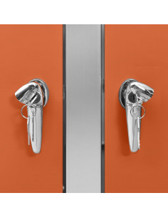 Copri Bidoni Pattumiera Doppia 138x77,5x112,5 cm Acciaio Inox