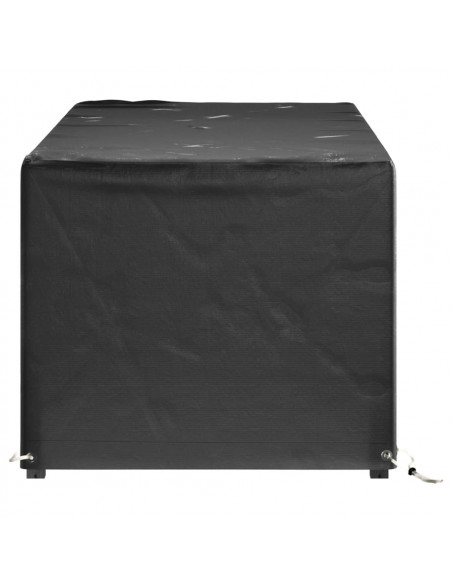 Copri Mobili Giardino 2pz 8 Occhielli 192x82x65cm Rettangolare