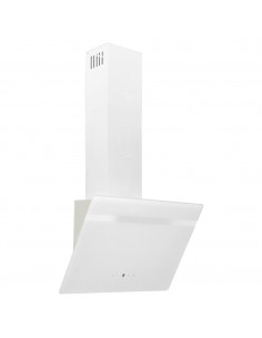 Cappa a Parete 60 cm in Acciaio e Vetro Temperato Bianco 2