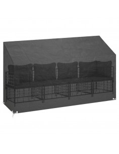 Copri Panche Giardino 2pz 12Occhielli 210x70x70/88 Polietilene