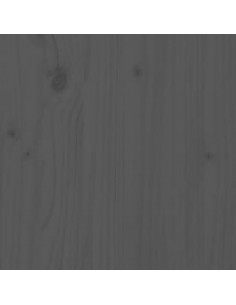 Copribidone Grigio 84x90x128,5 cm in Legno Massello di Pino