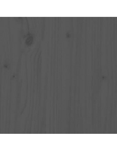 Copribidone Grigio 84x90x128,5 cm in Legno Massello di Pino