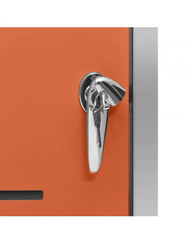 Copribidone per Spazzatura Singolo 69x77,5x112,5cm Acciaio Inox