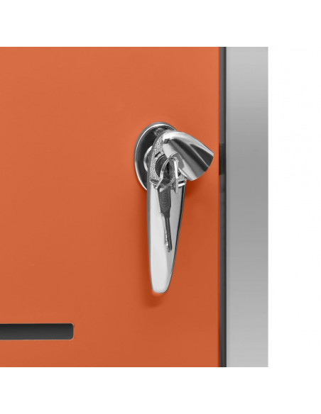 Copribidone per Spazzatura Singolo 69x77,5x112,5cm Acciaio Inox