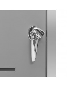 Copribidone per Spazzatura Singolo 69x77,5x112,5cm Acciaio Inox