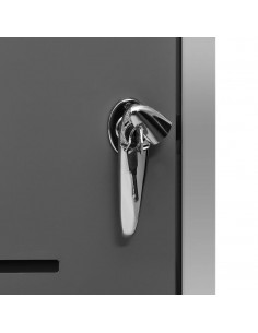 Copribidone per Spazzatura Singolo 69x77,5x112,5cm Acciaio Inox