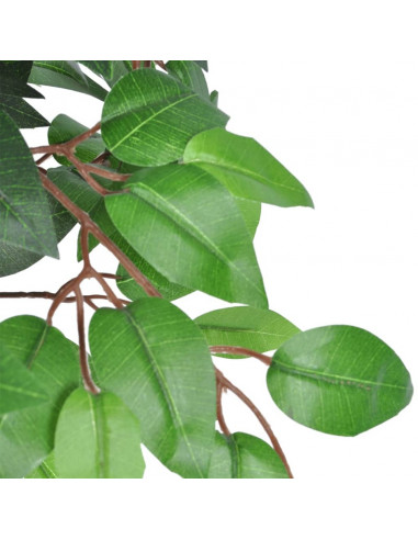 Albero di Ficus Artificiale con Vaso 110 cm