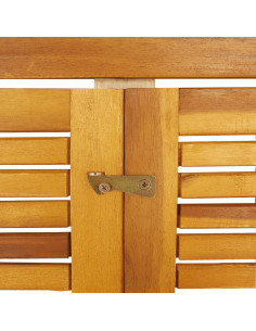 Copribidone Singolo 70x89x117 cm in Legno Massello di Acacia