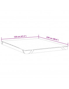 Coprimaterasso Bianco 120x220 cm Impermeabile