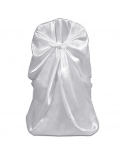 Coprisedia per Feste di Matrimonio 12 pz Bianca