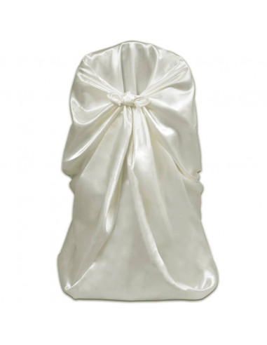 Coprisedie per Feste di Matrimonio 12 pz Crema